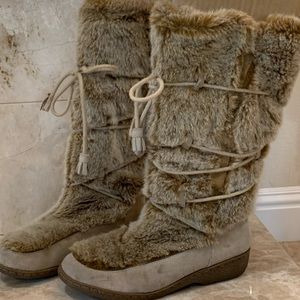 Nine West fur boots